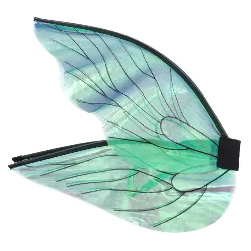 Produktbild: VALICLUD Feenflügel Flügel Kostüm Groß Fee-cosplay Cosplay-outfits Kostüm Flügel Engel Cosplay Requisiten Flügel Für Cosplay Libellenkostüm Dekorativer Flügel Lustig Festival Black Garn