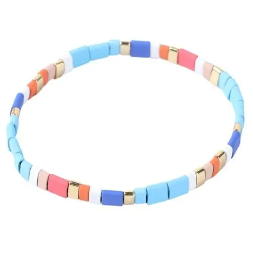 Produktbild: VALICLUD Schmuck Armband Handgelenk Bracets Für Männer Frauen Mode Dekorative Elastische Candy Farbe Handchain