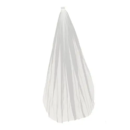 Produktbild: VALICLUD Haarschmuck weißer Schleier Pailletten Schleier Hochzeitskleider hochzeitsschleier formelle Kleidung Abendkleider für Frauen formell Schleier für die Braut Brautschleier lang
