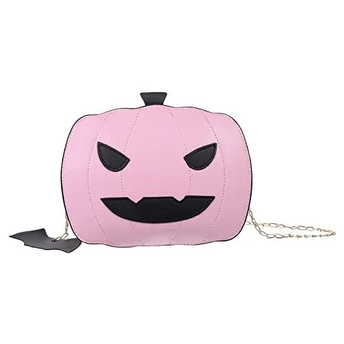 Produktbild: VALICLUD Halloween Kürbis Umhängetasche Neuheit Teufel Umhängetasche Goth Geldbörse Halloween Kürbis Geldbörse Umhängetasche Schulterhandtasche