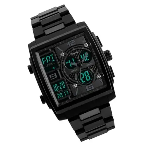 Produktbild: VALICLUD Herren-Digitaluhr Herrenuhren wasserdichte Sport-Digitaluhr Digitaluhren für Herren Männer digital outdoor uhr zeitschaltuhren für draußen Sport Armbanduhr Multifunktionsuhr Black