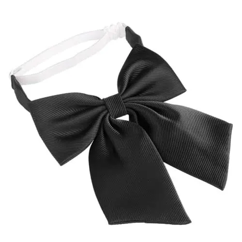 Produktbild: VALICLUD Herren-Fliege Für Männer Schwarze Herren-Krawatte Krawatten Für Männer Uniform-Fliege Herren-Krawatte Schwarze Herren-Krawatte Mädchen-Krawatte Halsband-Krawatte