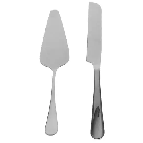 Produktbild: VALICLUD Hochzeit Kuchen Messer Satz aus Tortenheber und Servierwerkzeug für Hochzeiten Bäckerei und Einweihungspartys Rostfrei und Leicht zu Reinigen Langlebig und Bruchfest