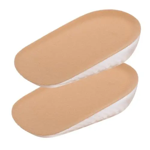 Produktbild: VALICLUD Invisible Gel Fersenpolster Für Männer Und Frauen Erhöhende Einlegesohlen Silikon Und Velours Für Komfort Und Vielseitig Für Freizeit Formelle Schuhe Geeignet