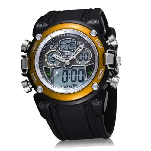 Produktbild: VALICLUD Jungen Wasserdichte Uhren Handuhr für Herren armbanduhr digital watches for men Digitaluhr mit Hintergrundbeleuchtung Digitale Herrenarmbanduhr Anzahl Wecker Anschauen Mann