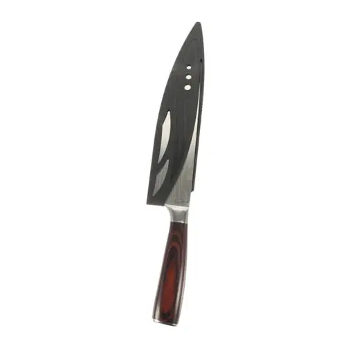 Produktbild: VALICLUD Küchenwerkzeug Japanisches Küchenmesser mit Holzgriff Chefs Cutter für Präzises für Zuhause oder Restaurants Langlebig und Ergonomisch Gestaltet