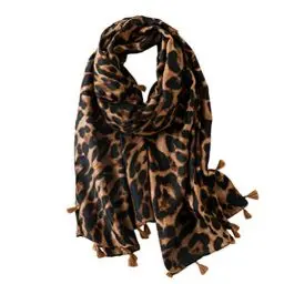 Produktbild: VALICLUD Mode Schals für Frauen Decke Schal Übergroße Leoparden Bedruckte Schal Animal Print Schal Wrap