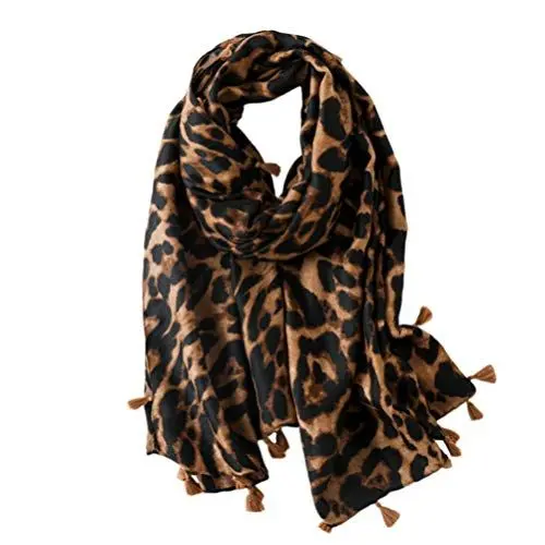 Produktbild: VALICLUD Mode Schals für Frauen Decke Schal Übergroße Leoparden Bedruckte Schal Animal Print Schal Wrap