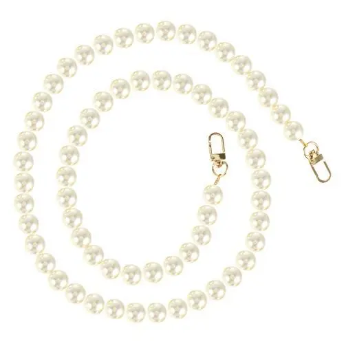 Produktbild: VALICLUD Perle Handtasche Kette Perle Perle Schulter Gurt Crossbody- Tasche Kette Riemen Ersatz Handtasche Gürtel für DIY Geldbörsen Der Lieferungen 110Cm