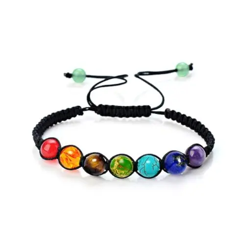 Produktbild: VALICLUD Perlenarmband Armbänder Für Paare Kristalldekor Perlenarmbänder Edelsteinperlen Geflochtene Armbänder Paare Armbänder Perlen Für Armbänder Liebhaber Armband Natürlich