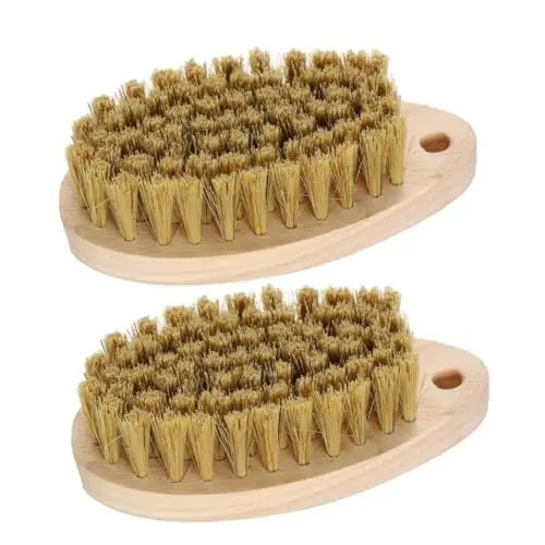 Produktbild: VALICLUD 2 Stücke Holz Wäsche Pinsel Borsten Pinsel Für Schuhe Reinigung Haushalt Wäsche