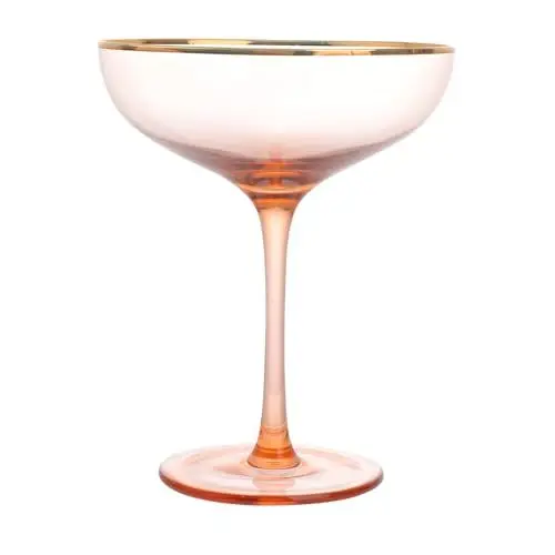 Produktbild: VALICLUD Rosa Wein Gläser Tritan Wein Glas Kristall Gläser Strand Trinken Gläser Rosa Glaswaren für Indoor Und Outdoor Party Drink 300Ml