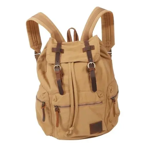 Produktbild: VALICLUD Multifunktions-Canvas-Rucksack Für Männer Und Frauen Freizeit-Schultasche Reise-rucksacktaschen