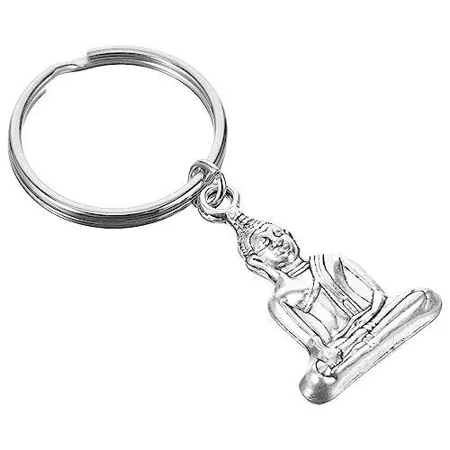 Produktbild: VALICLUD Buddhistischer Schmuck Buddha-Schlüsselanhänger Metall Legierung Einzigartig Mann Autoschlüsselanhänger Taschenanhänger