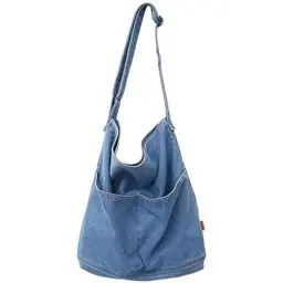 Produktbild: VALICLUD Schultertaschen Umhängetaschen Für Umhängetaschen Aus Segeltuch Hobo Tasche Dame Handtasche Hobo-taschen Für Frauen Denim Damen Tasche Mit Großem Fassungsvermögen