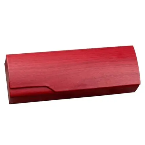 Produktbild: VALICLUD Sonnenbrillenetui Aus Holzmaserung Zur Sicheren Aufbewahrung Mehrerer Brillen Rot Für Unterwegs Vor Beschädigungen