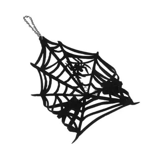 Produktbild: VALICLUD Fingerlose Handschuhe mit Spinnennetz Steampunk-armband mit Spinnennetz für Halloween Punk-stil Handgelenk-accessoire
