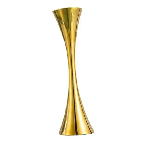 Produktbild: VALICLUD Tischvase Aus Metall Für Hochzeit Blumenvase Als Tafelaufsatz Für Esstisch Hohe Vase Für Blumen Dekorative Vase Für Empfänge Metallvase Für Tische
