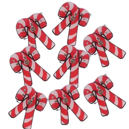 Produktbild: VALICLUD Weihnachtsbrosche 25 Stück Weihnachtsbrosche Knöpfe Led Leuchtende Anstecknadel Weihnachtsbaum Schneemann Schneeflocke Weihnachtsglocke Weihnachtsschmuck Anstecknadel Für Kleidung