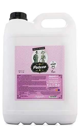 Produktbild: Valquer Profesional Petuxe 00250 Vegan Shampoo für Hunde und Haustiere, weißes Haar, 5000 ml