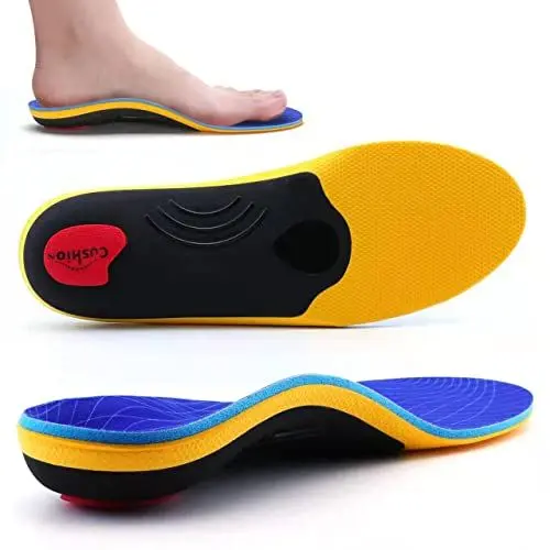 Produktbild: VALSOLE Orthopädische Einlegesohlen, Plantar Fasciitis Hohe Arch Support Schuheinlagen, Für Fersensporn,Plattfuß, Fußschmerz, Komfort Herren & Damen Einlegesohlen,Blau