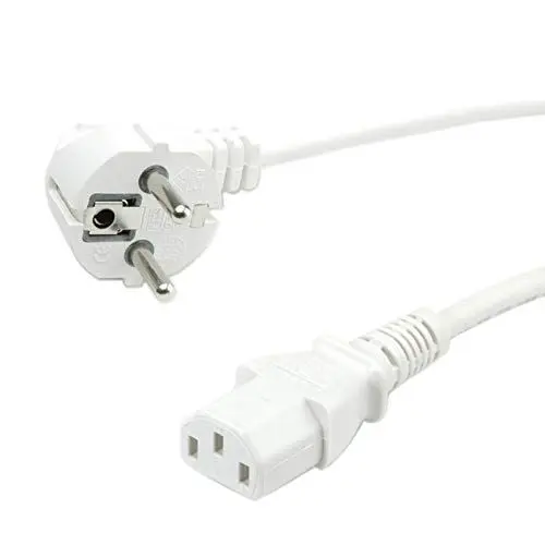 Produktbild: VALUE Netzkabel, gerade IEC-Buchse, weiß, 1,8 m