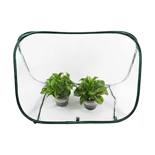 Produktbild: ValueHall Klein überwinterungszelt Pop Up Gewächshaus Mini Foliengewächshaus Treibhaus Tomatenhaus Gemüse Gewächshaus Transparent Winterschutz für Pflanzen V7E04
