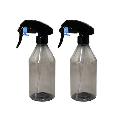 Produktbild: ValueHall Sprühflasche 2 Stück 300ml Zerstäuber Pflanzen Blumensprüher Leere Sprühflasche für Reinigungslösung Gartenarbeit Trigger Wasser Leersprüher V1D03 (Schwarz)