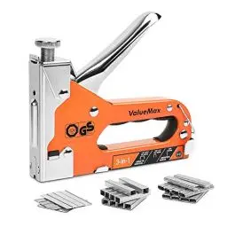 Produktbild: ValueMax 3-in-1 Handtacker Set mit 3000 Klammern -TÜV GS geprüft- Profi Tacker für Holz, Typ 140/28/8 leistungsstarker Tackerpistole mit einstellbarer Schusskraft für Dekoration, Möbel
