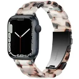 Produktbild: Vamyzji Kompatibel mit Apple Watch Armband 40mm 41mm 38mm, Leichtes für Apple Watch Serie 9 8 7 6 5 4 3 2 1 iWatch SE/SE 2, Harz Verstellbares Sport iWatch Armband für Damen Herren