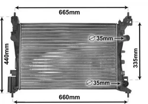 Produktbild: Van Wezel Kühler, Motorkühlung 37002408