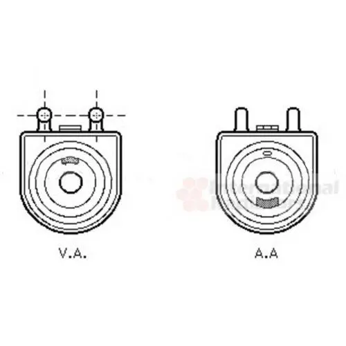 Produktbild: VAN WEZEL 40003271 Ölkühler, Motoröl