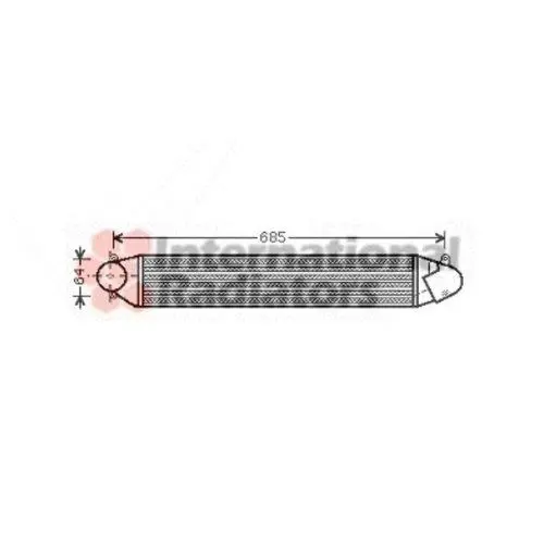 Produktbild: VAN WEZEL 58004248 Ladeluftkühler