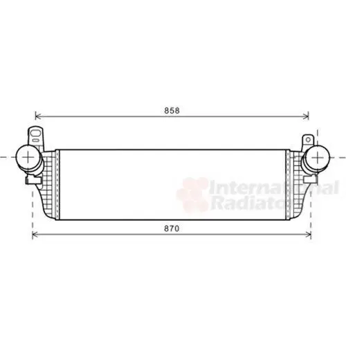 Produktbild: VAN WEZEL 58004313 Ladeluftkühler