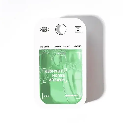 Produktbild: VANERIA Pinselreiniger Make Up,Make Up Brush Cleaner,Entfernen Sie Makeup Aufbau und Rückstände Auf Makeup Pinsel,Makeup Pinsel Reinigung.45ml/1.52 Fl.Oz (Äpfel)