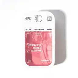 Produktbild: VANERIA Pinselreiniger Make Up,Make Up Brush Cleaner,Entfernen Sie Makeup Aufbau und Rückstände Auf Makeup Pinsel,Makeup Pinsel Reinigung.45ml/1.52 Fl.Oz (Erdbeere)