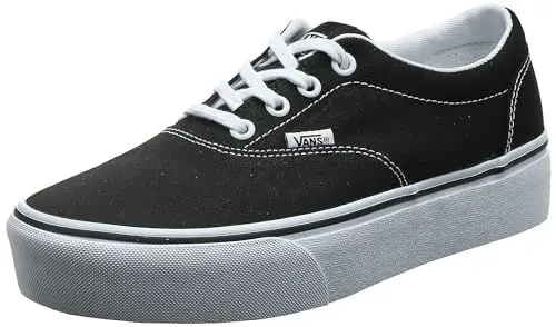 Produktbild: Vans Asher Unisex Sneaker, Canvas Black White, 40.5 EU