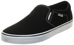 Produktbild: Vans Asher Unisex Sneaker, Canvas Black White, 43 EU
