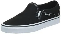 Produktbild: Vans Damen Asher Sneaker, (Canvas) Black/White, 40 EU