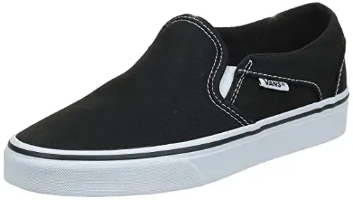 Produktbild: Vans Damen Asher Sneaker, (Canvas) Black/White, 40 EU