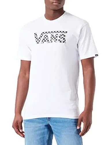 Produktbild: Vans Herren Checkered T-Shirt, Weiß-Schwarz, XL