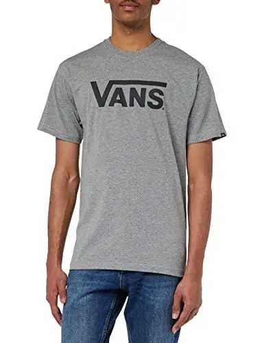 Produktbild: Vans Herren Classic Drop V T-Shirt, Grau Heidekraut-Schwarz, L