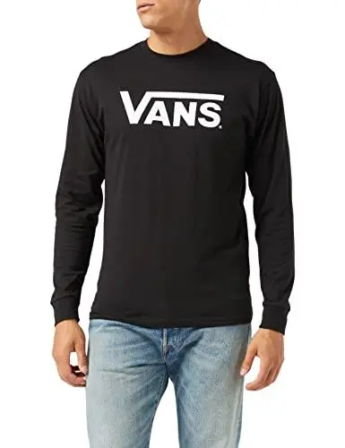 Produktbild: Vans Herren Classic Ls T-Shirt, schwarz-weiß, M