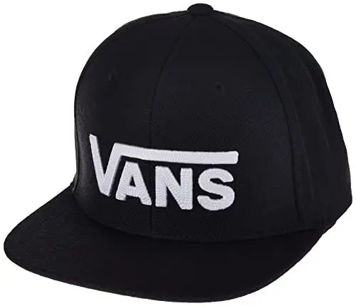 Produktbild: Vans_Apparel Herren Baseball Cap Drop V II Snapback VA36OR, Gr. One Size, Schwarz (Black-White Y28)