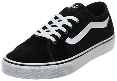 Produktbild: Vans Herren Filmore Decon Sneaker, Suede Canvas Black White, 43 EU