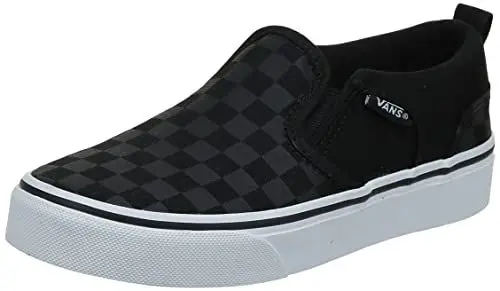 Produktbild: Vans Asher, Jungen Sneaker, Schwarz ((Checker) Black/Black 01x)