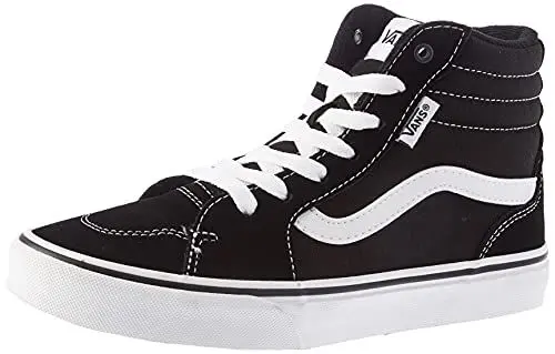 Produktbild: Vans Unisex Kinder Filmore Hi Sneaker Filmore Hi Trainers, (Suede/Canvas) black/white, 38.5 EU