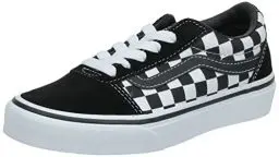 Produktbild: Vans Jungen Ward Suede/Canvas Sneaker, Schwarz Checker Black True White Pvj, 34 EU