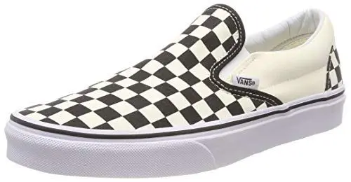 Produktbild: Vans U Classic VEYEBWW Unisex-Erwachsene Sneaker, Schwarz (black and white checker/white), EU 36.5 (US 5) Vans Classic Slip-on Vn00eyebww