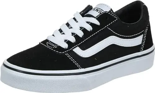 Produktbild: Vans Unisex Kinder Ward Sneaker, Suede Canvas Black White, 37 EU
